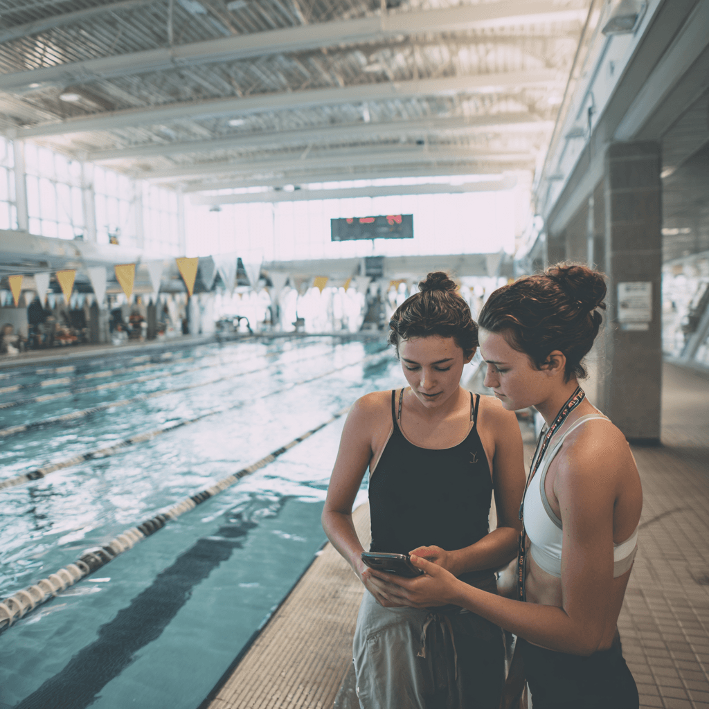 Slik leser du splittider etter et svømmestevne